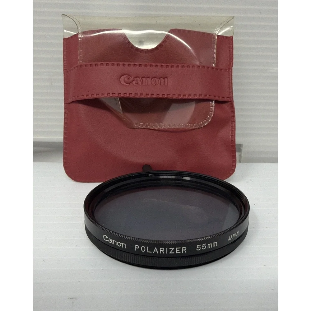 Genuine Canon OEM 55mm Polarizing Filter for Sony Pentax Macro 55mm Lenses